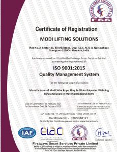 MODI LIFTING SOLUTIONS_ISO 9001